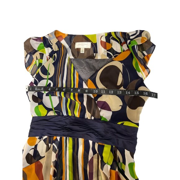 Moulinette Soeurs Anthropologie dress sheath abstract geometric print sz 2 Dd533 - Picture 8 of 12